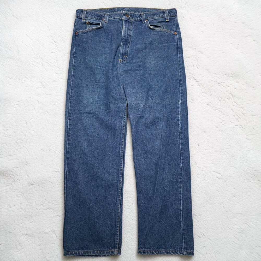 Vintage Levi's 505 Orange Tab Jeans Mens 38 x 30 *Fits 35 x 29* Pants USA Made.